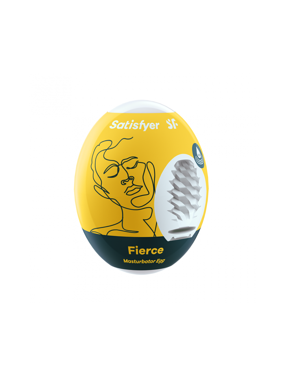 Oeuf masturbateur Fierce - Jaune