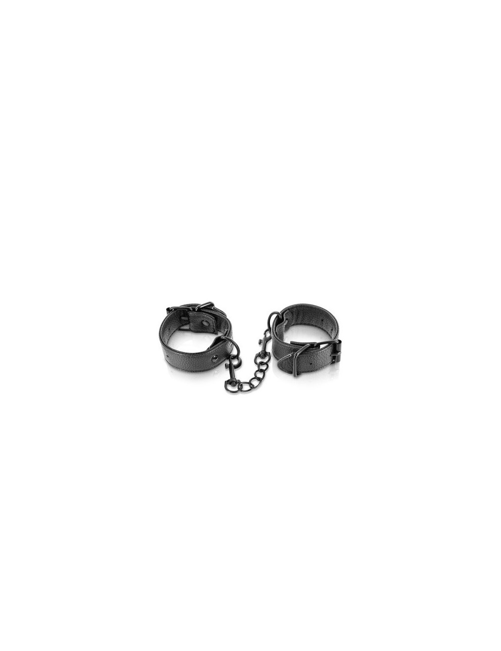 Menottes simili cuir ajustables Fetish Tentation