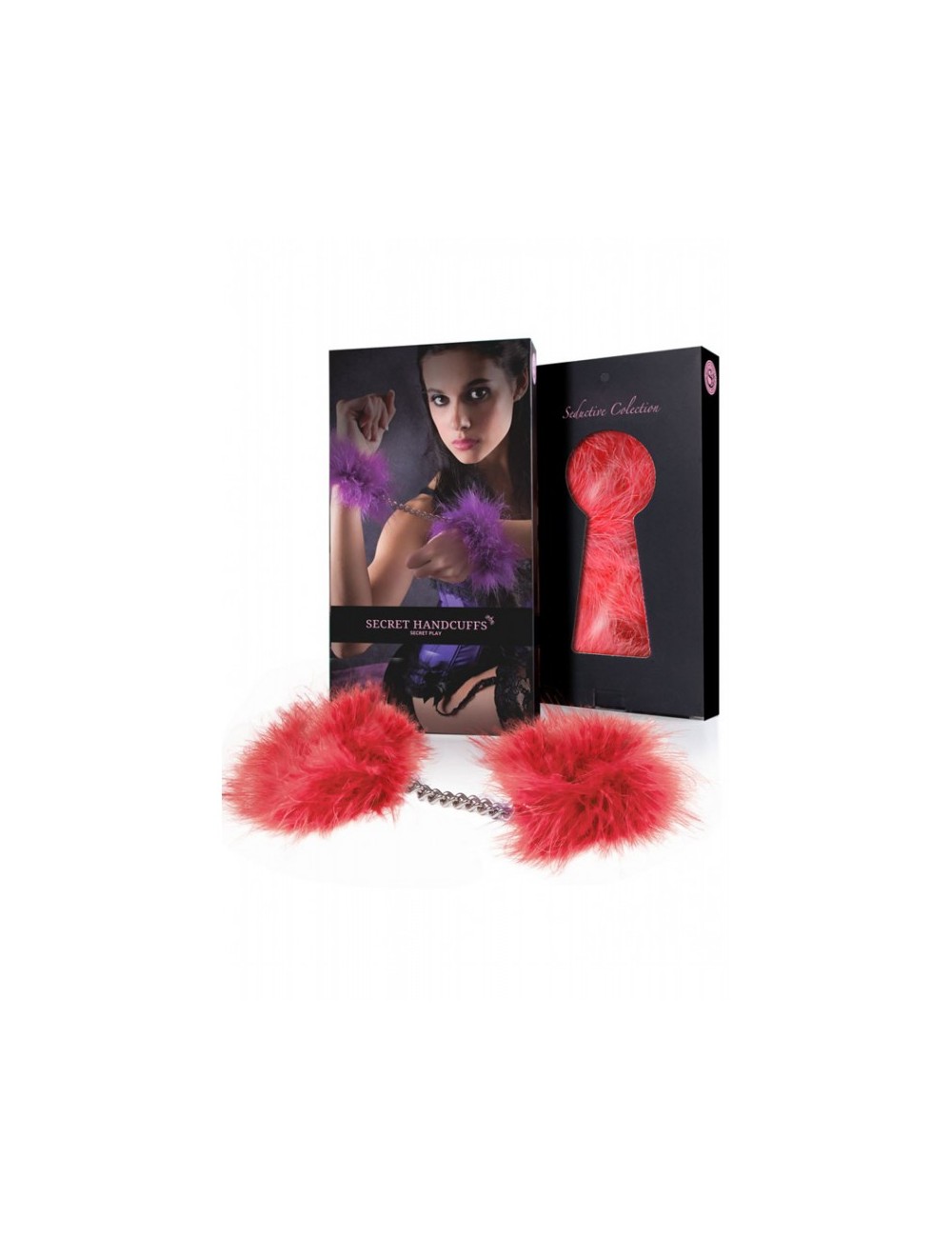 Menottes Marabou 3415r - Rouge Menottes Marabou 3415r - Rouge