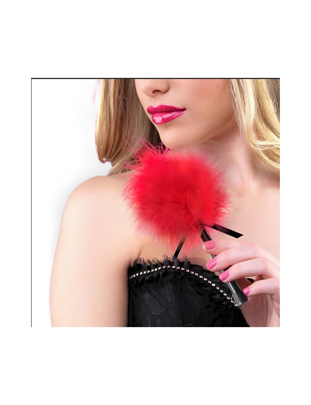 Mini plumeau secret play - Rouge Mini plumeau secret play - Rouge