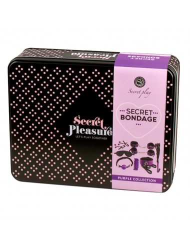 Secret Bondage : Ensemble BDSM 8 pcs 6197 - Noir et Violet