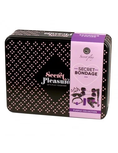 Secret Bondage : Ensemble BDSM 8 pcs 6197 - Noir et Violet