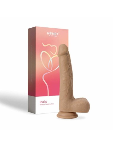 Idalis - Gode vibrant avec va et vient 20.30 cm - Chair