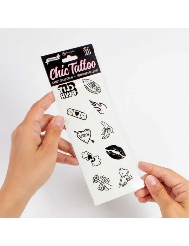 Candy collection - Tatouages temporaires pack de 10