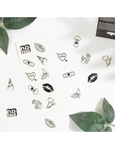 Candy collection - Tatouages temporaires pack de 10