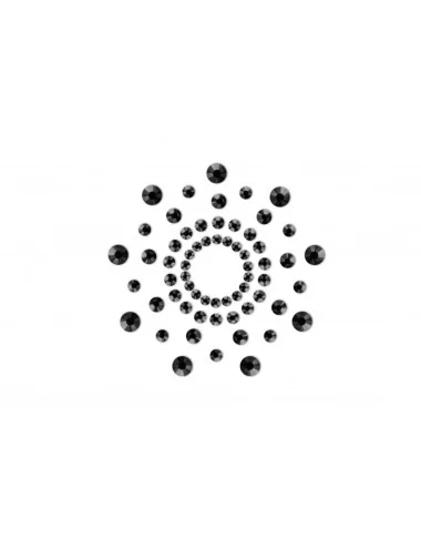 Mimi - Bijoux de seins Strass - Noir