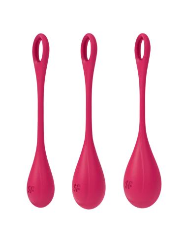 Boules de Geisha Satisfyer Yoni Power 1 - Set de 3 - Rouge