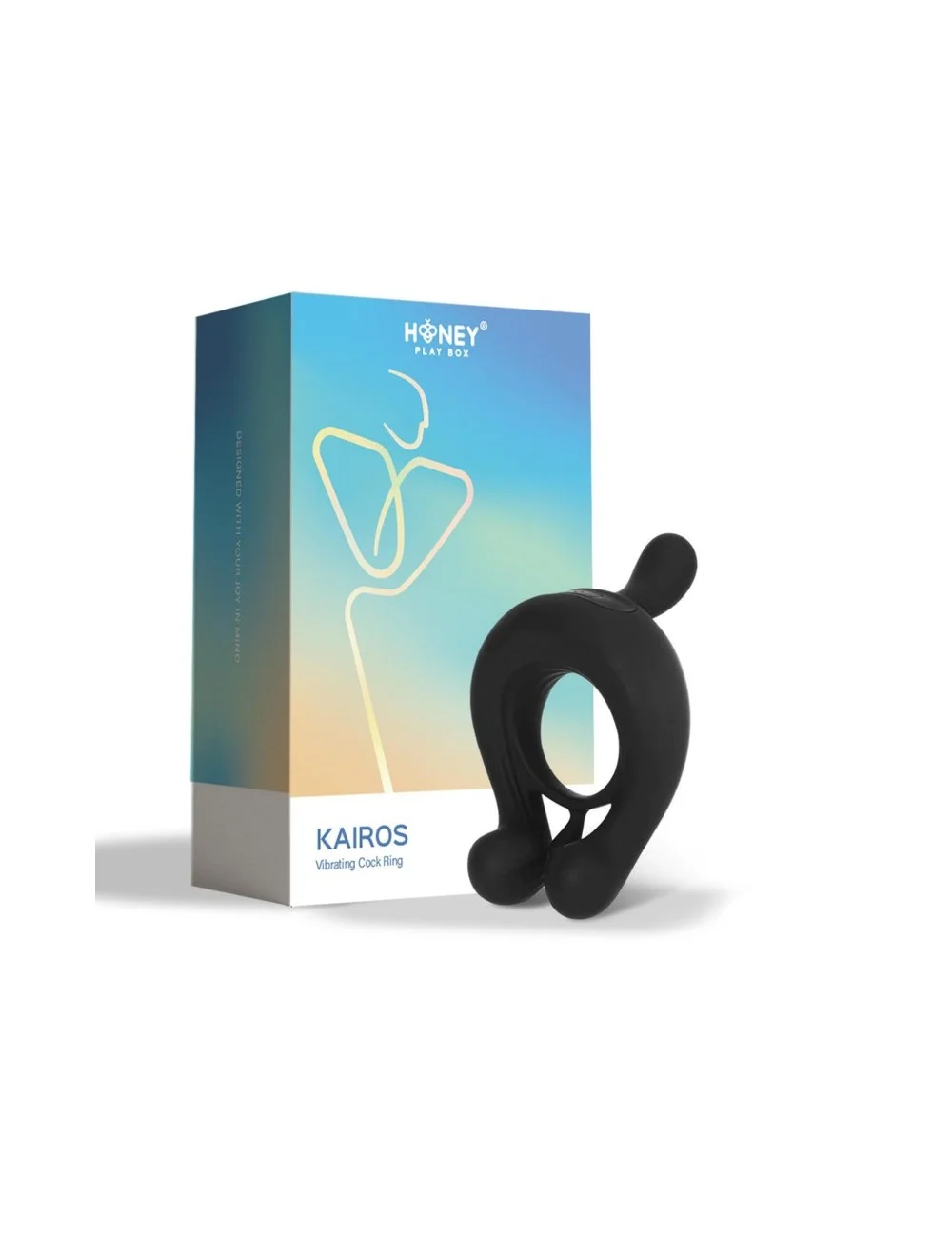 Kairos Anneau vibrant 3 points - Noir Kairos Anneau vibrant 3 points - Noir