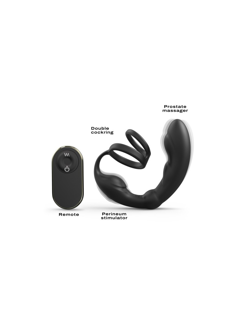 Stimulateur de prostate Dorcel P-Ring - Noir Stimulateur de prostate Dorcel P-Ring - Noir