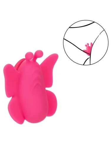 CALEXOTICS - NEON VIBES FLUTTER VIBE STIMULATEUR 10 VIBRATIONS ROSE