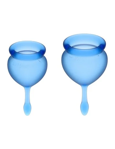 2 coupes menstruelles Satisfyer Dark Bleu FEEL GOOD - CC597822