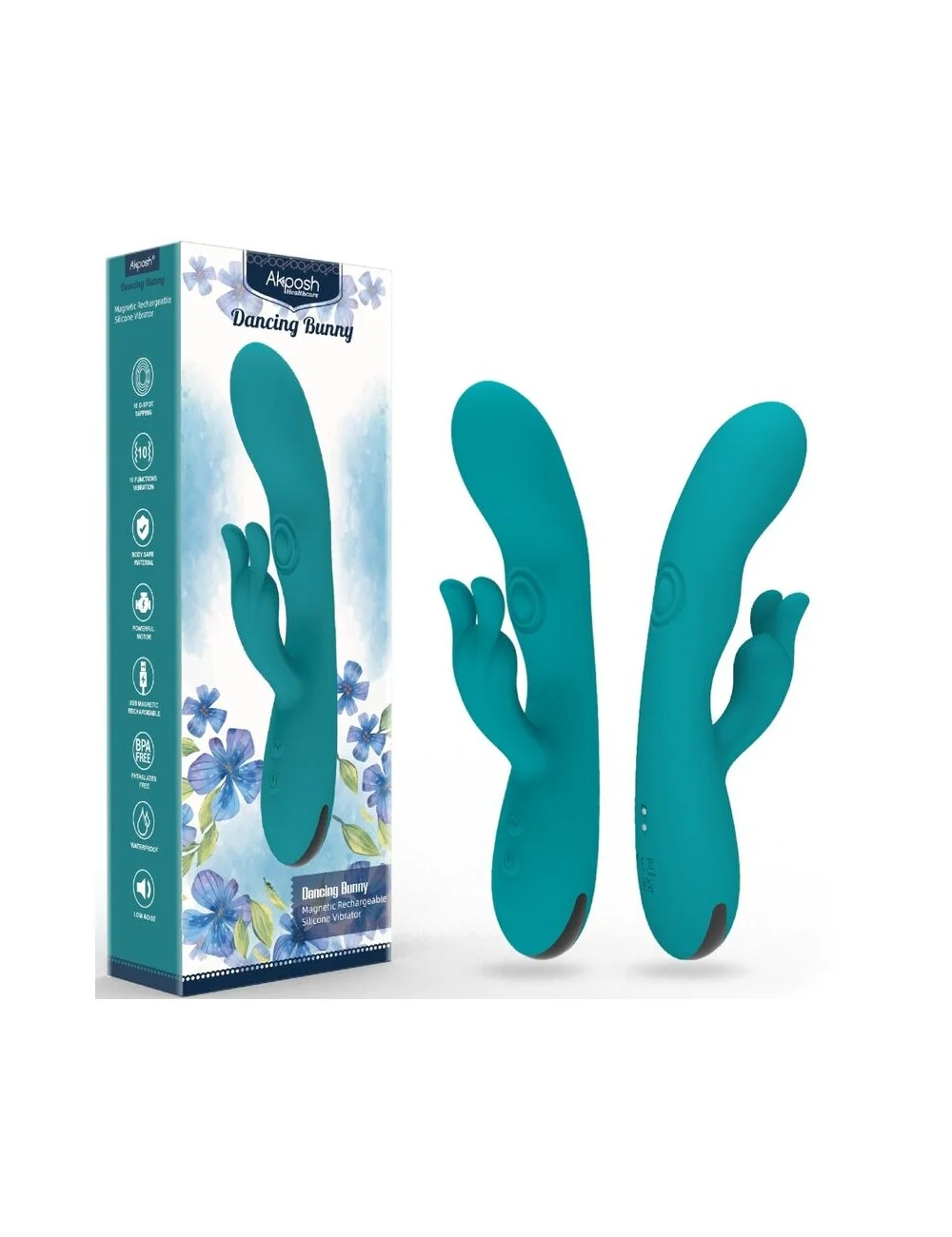 ARMONY - DANCING BUNNY VIBRATEUR RABBIT 10 VITESSES VERT ARMONY - DANCING BUNNY VIBRATEUR RABBIT 10 VITESSES VERT