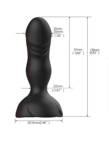 ARMONY - EXTREME A BLOOM VIBRATEUR ROSE ET PLUG ANAL TÉLÉCOMMANDE NOIR