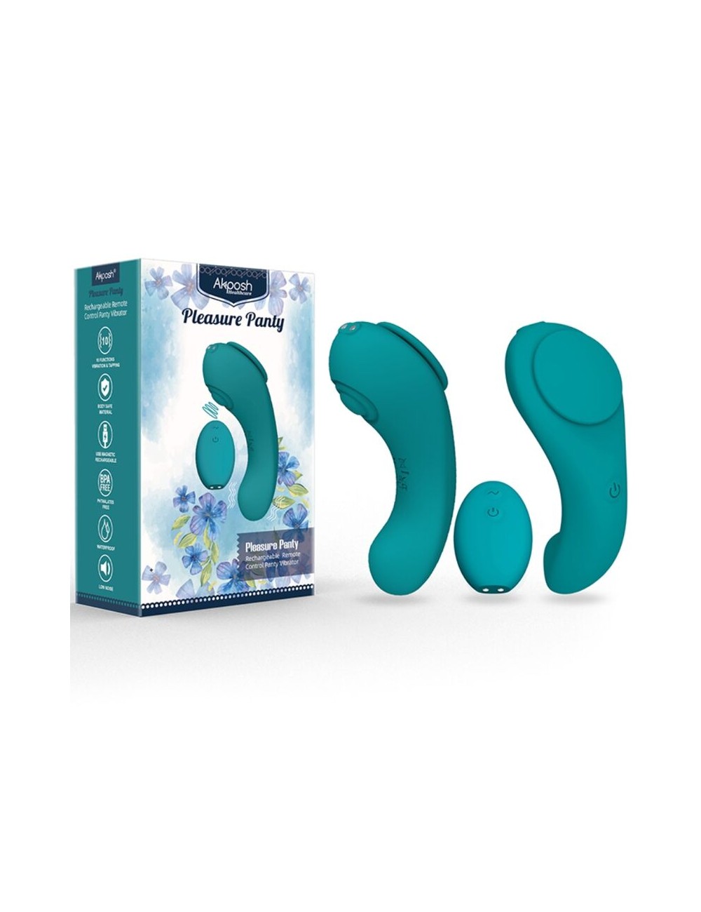 ARMONY - PLEASURE PANTY VIBRATEUR TÉLÉCOMMANDE 3 VITESSES VERT