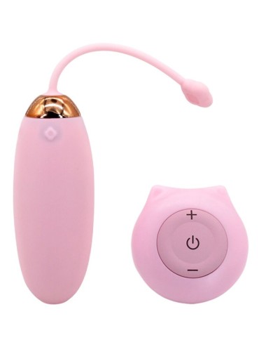 ARMONY - KITTY FUN EGG VIBRATEUR TÉLÉCOMMANDE 10 VIBRATIONS ROSE