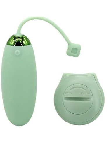 ARMONY - KITTY FUN EGG VIBRATEUR TÉLÉCOMMANDE 10 VIBRATIONS VERT