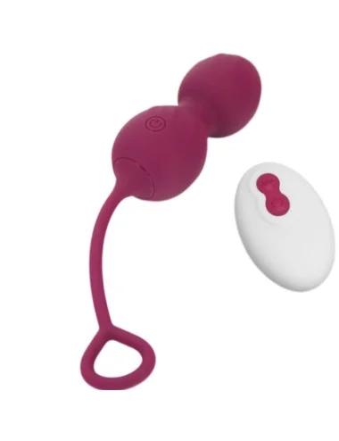 ARMONY - BLOSSOMS HALTÈRE VAGINALE VIBRATION TÉLÉCOMMANDE 10 VIBRATIONS ROUGE FONCÉ