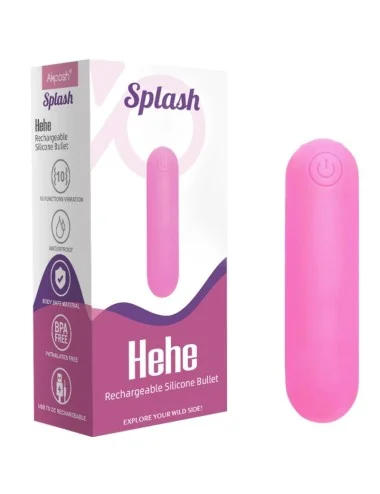 ARMONY - SPLASH HEHE VIBRATEUR BULLET SILICONE 10 VIBRATIONS 65 X 15 CM ROSE