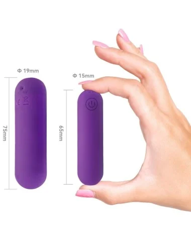 ARMONY - SPLASH HAHA VIBRATEUR BULLET SILICONE 10 VIBRATIONS 75 X 19 CM VIOLET
