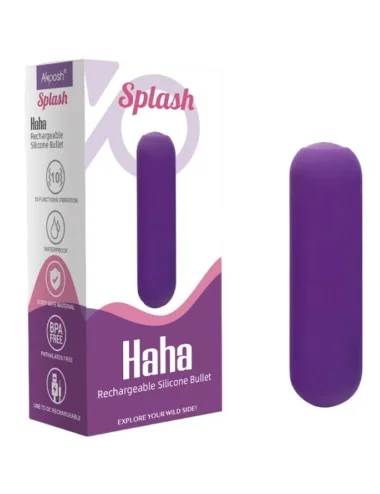 ARMONY - SPLASH HAHA VIBRATEUR BULLET SILICONE 10 VIBRATIONS 75 X 19 CM VIOLET