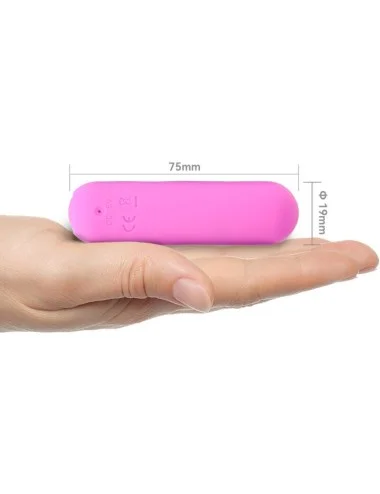 ARMONY - SPLASH HAHA VIBRATEUR BULLET SILICONE 10 VIBRATIONS 75 X 19 CM ROSE