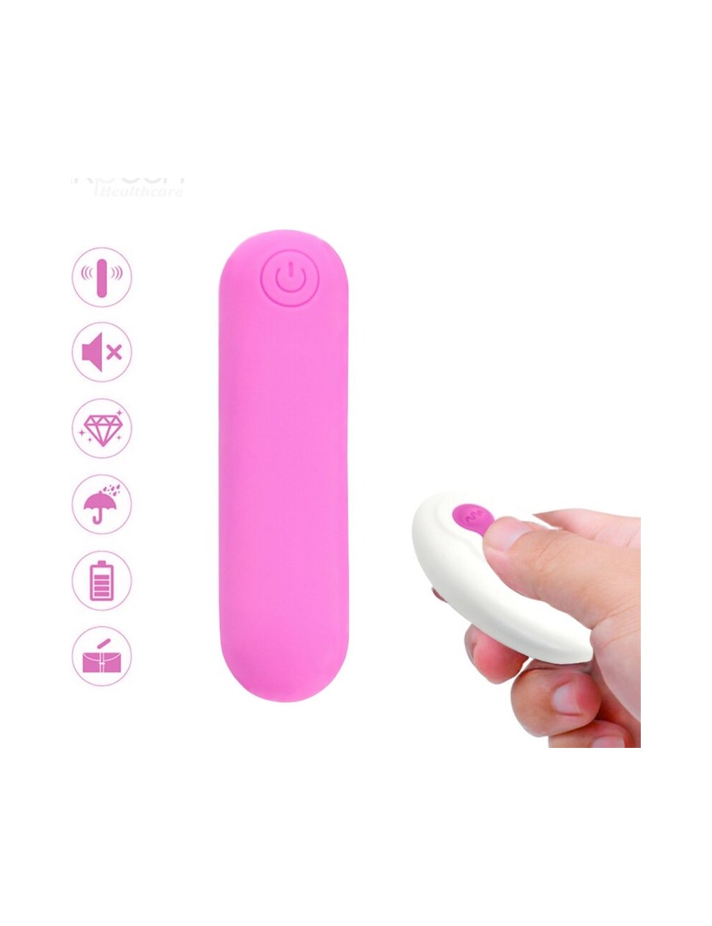 ARMONY - SPLASH JOLINE VIBRATEUR BULLET TÉLÉCOMMANDE EN SILICONE 10 VIBRATIONS 65 X 15 CM ROSE ARMONY - SPLASH JOLINE VIBRATEUR BULLET TÉLÉCOMMANDE EN SILICONE 10 VIBRATIONS 65 X 15 CM ROSE