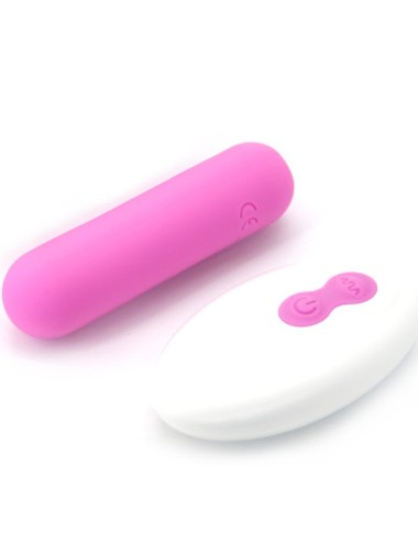 ARMONY - SPLASH JOLINE VIBRATEUR BULLET TÉLÉCOMMANDE EN SILICONE 10 VIBRATIONS 65 X 15 CM ROSE