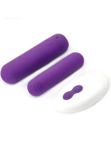 ARMONY - SPLASH JOLINE VIBRATEUR BULLET TÉLÉCOMMANDE EN SILICONE 10 VIBRATIONS 65 X 15 CM VIOLET