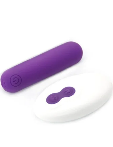 ARMONY - SPLASH JOLINE VIBRATEUR BULLET TÉLÉCOMMANDE EN SILICONE 10 VIBRATIONS 65 X 15 CM VIOLET
