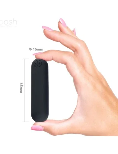 ARMONY - SPLASH JOLINE VIBRATEUR BULLET TÉLÉCOMMANDE EN SILICONE 10 VIBRATIONS 65 X 15 CM NOIR