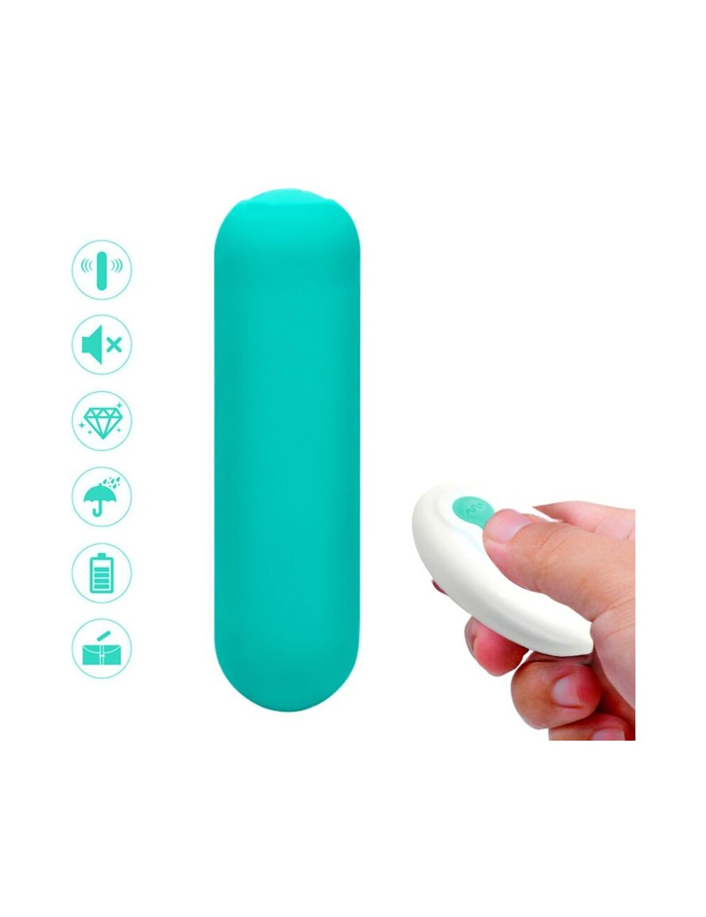 ARMONY - SPLASH JOIE VIBRATEUR BULLET TÉLÉCOMMANDE EN SILICONE 10 VIBRATIONS 75 X 19 CM VERT ARMONY - SPLASH JOIE VIBRATEUR BULLET TÉLÉCOMMANDE EN SILICONE 10 VIBRATIONS 75 X 19 CM VERT