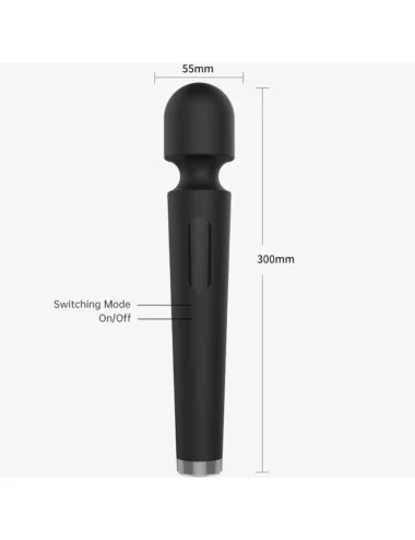 ARMONY - X POWER GRAND MASSAGE & VIBRATEUR 7 VIBRATIONS NOIR