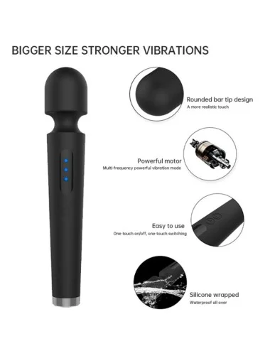 ARMONY - X POWER GRAND MASSAGE & VIBRATEUR 7 VIBRATIONS NOIR