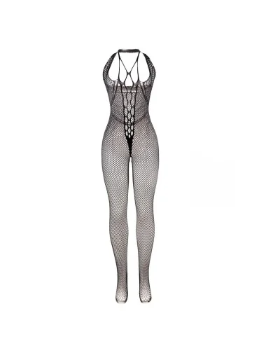 SUBBLIME - 951788 BODYSTOCKING LONG EN RESILLE AVEC BRETELLES SUR LA POITRINE ET LE DOS NOIR TAILLE UNIQUE