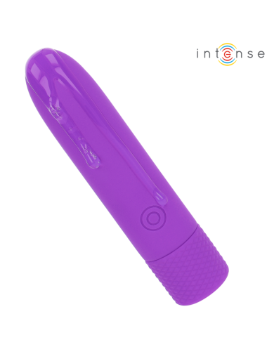 INTENSE - SYMONE BULLET VIBRANT RECHARGEABLE USB 8 VIBRATIONS VIOLET 10 X 2,2 CM