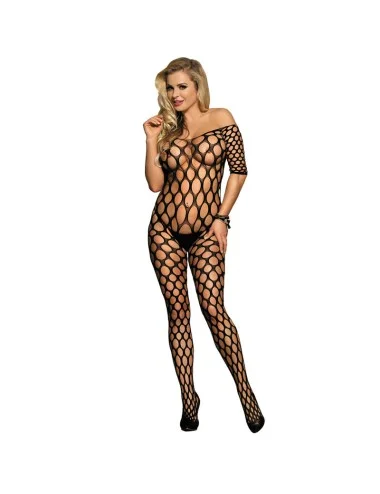 SUBBLIME - 951719 BODYSTOCKING RÉSEILLE ÉPAULES OUVERTES NOIR TAILLE UNIQUE