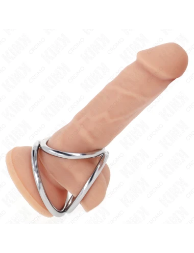 KINK - ANNEAU PÉNIS EN MÉTAL TRIPLE CHROME 3
