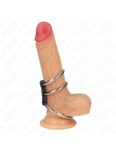 KINK - ANNEAU PÉNIS TRIPLE MÉTAL 3