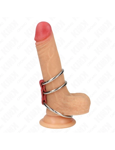 KINK - ANNEAU PÉNIS TRIPLE MÉTAL 3