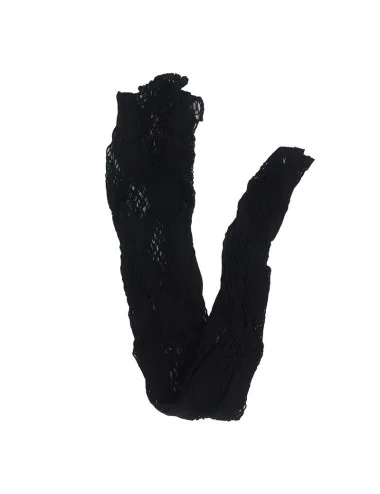 SUBBLIME - 952129 BODYSTOCKING RÉSEILLE AVEC MOTIF ROBE ET DÉTAILS FLORAUX NOIR TAILLE UNIQUE
