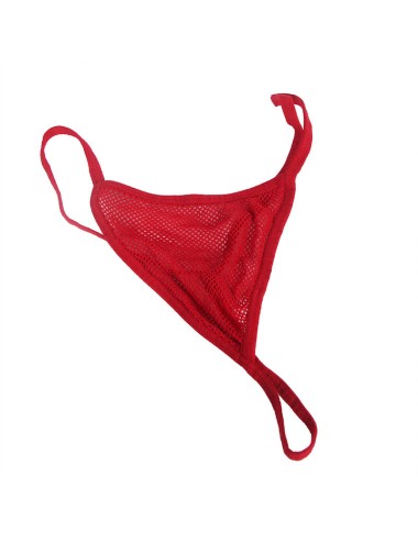 SUBBLIME - 952181 BODYSTOCKING RESILLE AVEC GANTS ET DIAMANTS ROUGE TAILLE UNIQUE