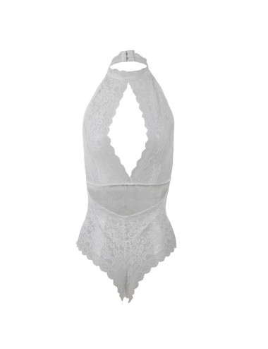 SUBBLIME - 953867 BODY DENTELLE BLANC L/XL