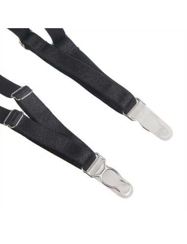 SUBBLIME - 954154 BODY AVEC PORTE-JARRETELLES NOIR L/XL