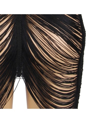 SUBBLIME - 954239 ROBE À BRETELLES + STRING NOIR L/XL