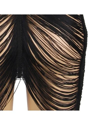 SUBBLIME - 954239 ROBE À BRETELLES + STRING NOIR L/XL