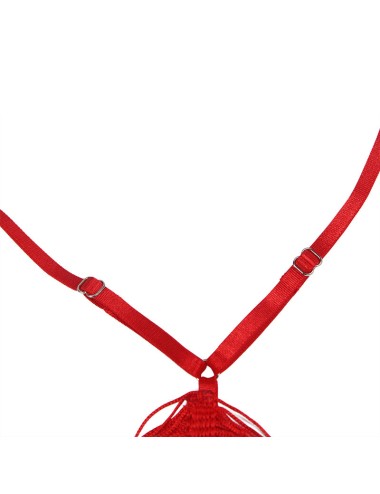 SUBBLIME - 954246 ROBE À BRETELLES + STRING ROUGE S/M