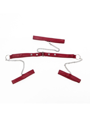 SUBBLIME - 954437 ROBE BONDAGE EN DENTELLE NOIRE L/XL