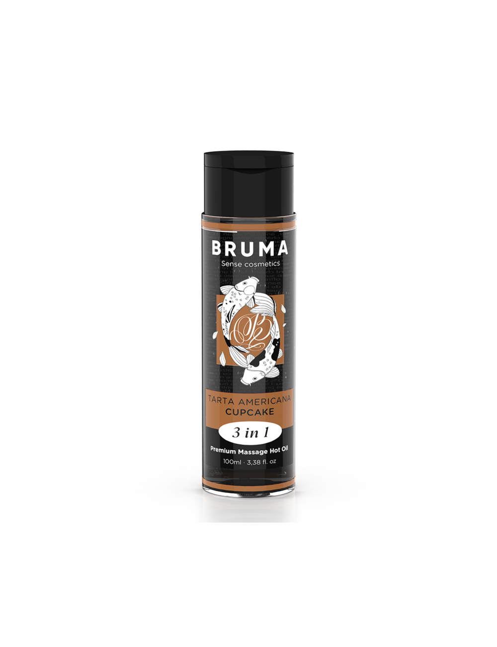 BRUMA - HUILE DE MASSAGE PREMIUM EFFET CHALEUR SAVEUR CUPCAKE 3 EN 1 - 100 ML BRUMA - HUILE DE MASSAGE PREMIUM EFFET CHALEUR SAVEUR CUPCAKE 3 EN 1 - 100 ML