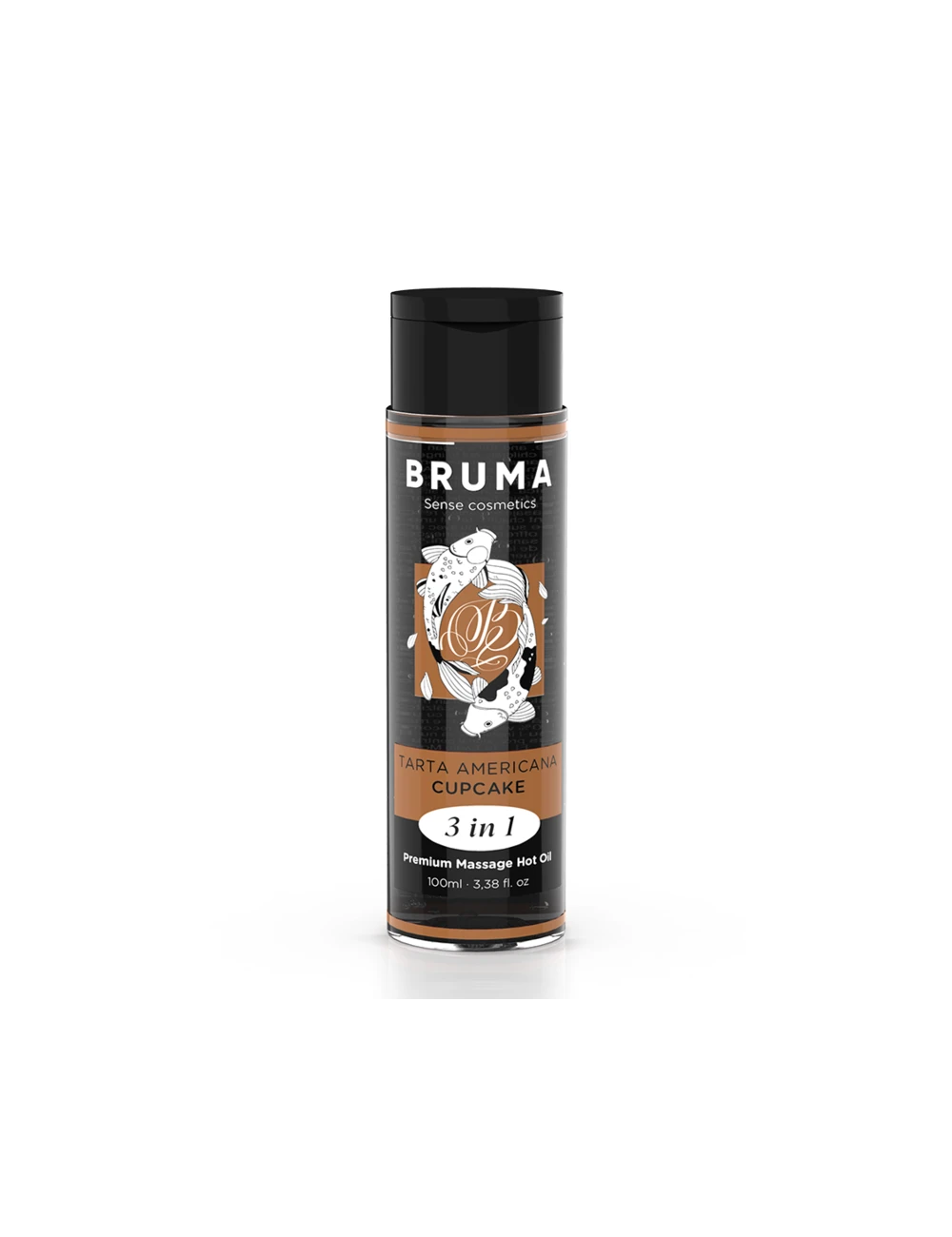 BRUMA - HUILE DE MASSAGE PREMIUM EFFET CHALEUR SAVEUR CUPCAKE 3 EN 1 - 100 ML BRUMA - HUILE DE MASSAGE PREMIUM EFFET CHALEUR SAVEUR CUPCAKE 3 EN 1 - 100 ML