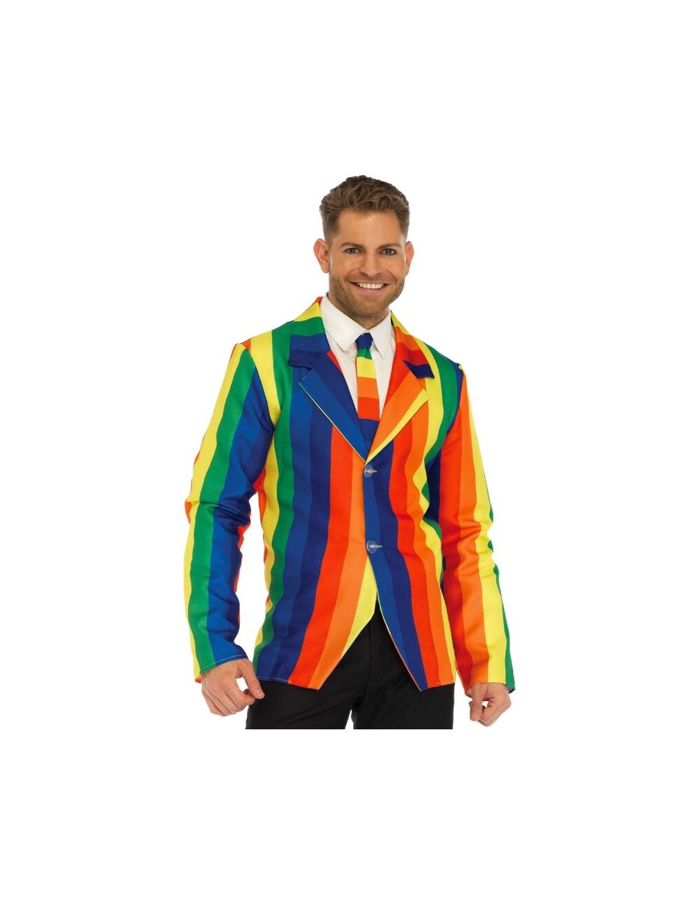 LEG AVENUE - BLAZER + CRAVATE ARC-EN-CIEL S LEG AVENUE - BLAZER + CRAVATE ARC-EN-CIEL S
